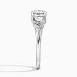 Arden Diamond Ring Platinum Round Engagement Ring