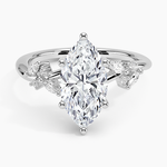 Arden Diamond Ring Platinum Marquise Engagement Ring
