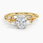 Arden Diamond Ring Yellow Gold 18k Oval Engagement Ring