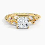Arden Diamond Ring Yellow Gold 18k Princess Engagement Ring