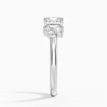 Corinne Diamond Ring (1/3 ct. tw.) Platinum Asscher Engagement Ring