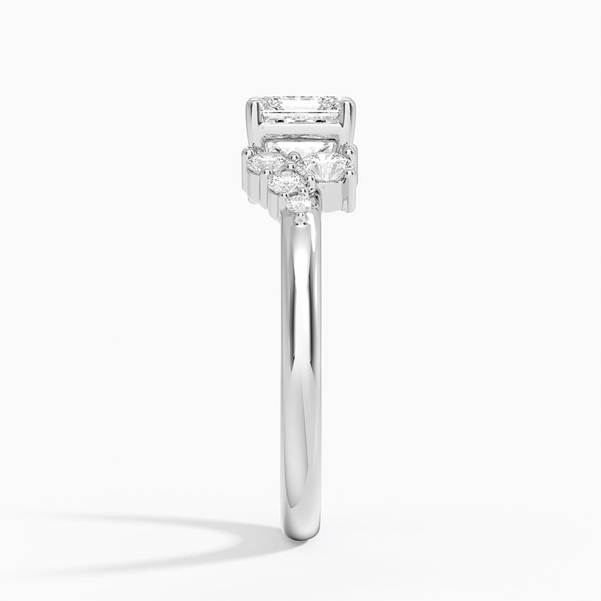 Corinne Diamond Ring (1/3 ct. tw.) Platinum Asscher Engagement Ring