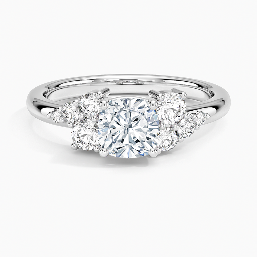 Corinne Diamond Ring (1/3 ct. tw.) Platinum Cushion Engagement Ring