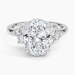 Corinne Diamond Ring (1/3 ct. tw.) Platinum Oval Engagement Ring
