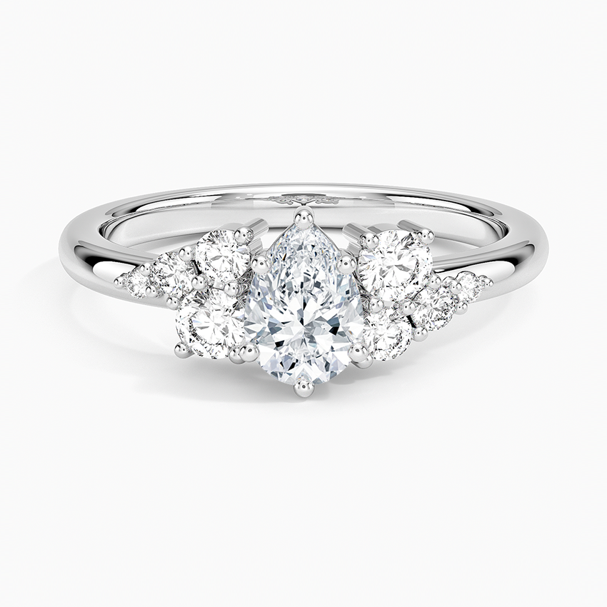 Corinne Diamond Ring (1/3 ct. tw.) Platinum Pear Engagement Ring