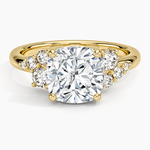 Corinne Diamond Ring (1/3 ct. tw.) Yellow Gold 18k Cushion Engagement Ring