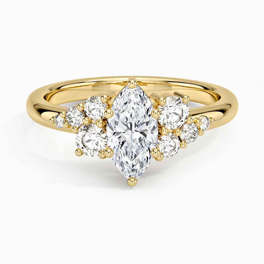 Corinne Diamond Ring (1/3 ct. tw.) Yellow Gold 18k Marquise Engagement Ring