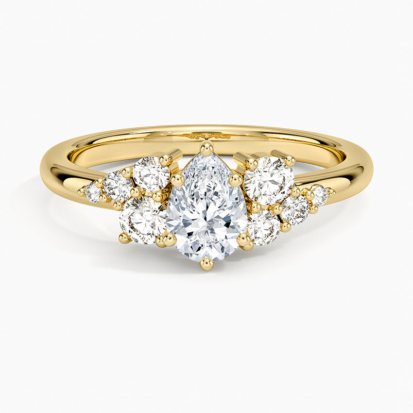 Corinne Diamond Ring (1/3 ct. tw.) Yellow Gold 18k Pear Engagement Ring