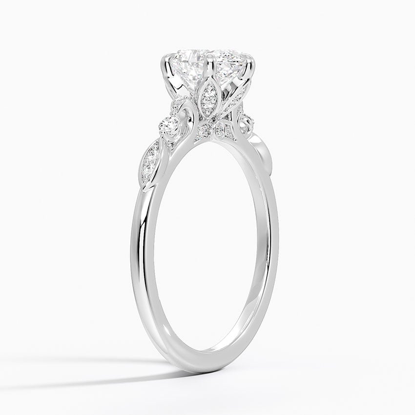 Rochelle Diamond Ring Platinum Oval Engagement Ring