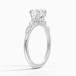Rochelle Diamond Ring Platinum Oval Engagement Ring