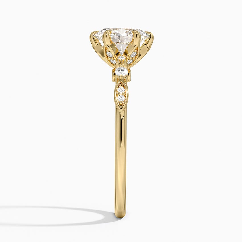 Rochelle Diamond Ring Yellow Gold 18k Oval Engagement Ring