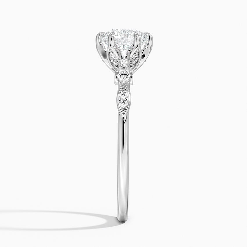 Rochelle Diamond Ring Platinum Round Engagement Ring