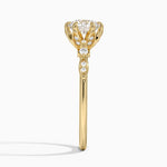 Rochelle Diamond Ring Yellow Gold 18k Round Engagement Ring