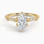 Rochelle Diamond Ring Yellow Gold 18k Marquise Engagement Ring