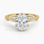 Rochelle Diamond Ring Yellow Gold 18k Oval Engagement Ring