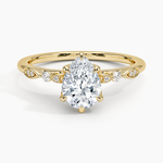 Rochelle Diamond Ring Yellow Gold 18k Pear Engagement Ring