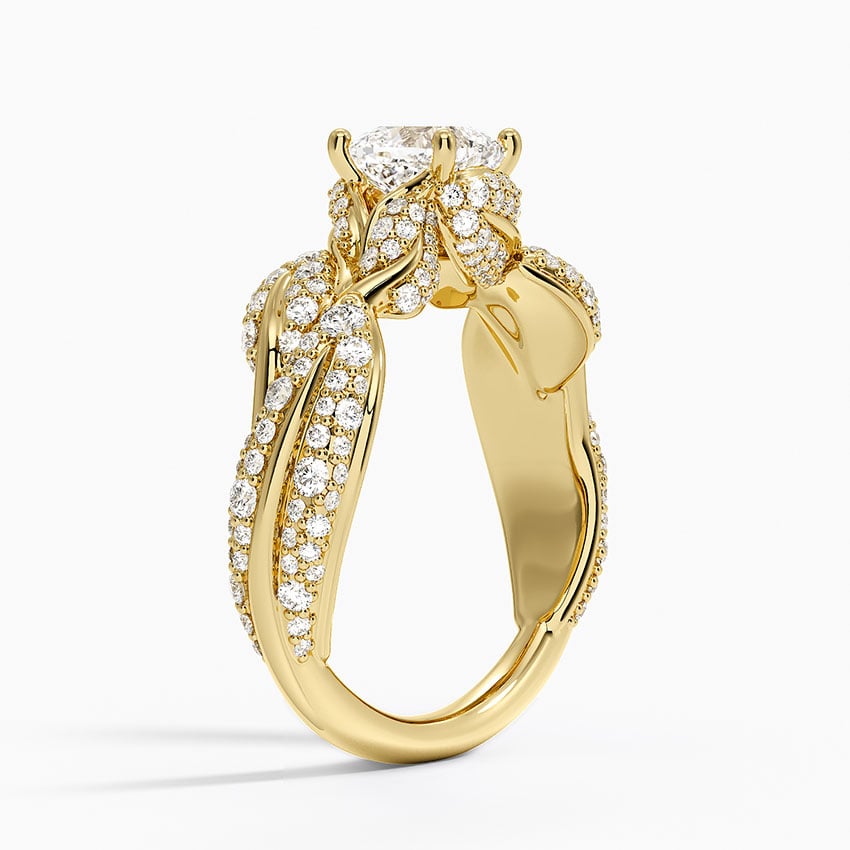 Olivia Diamond Ring (1 ct. tw.) Yellow Gold 18k Cushion Engagement Ring