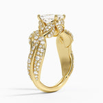 Olivia Diamond Ring (1 ct. tw.) Yellow Gold 18k Emerald Engagement Ring