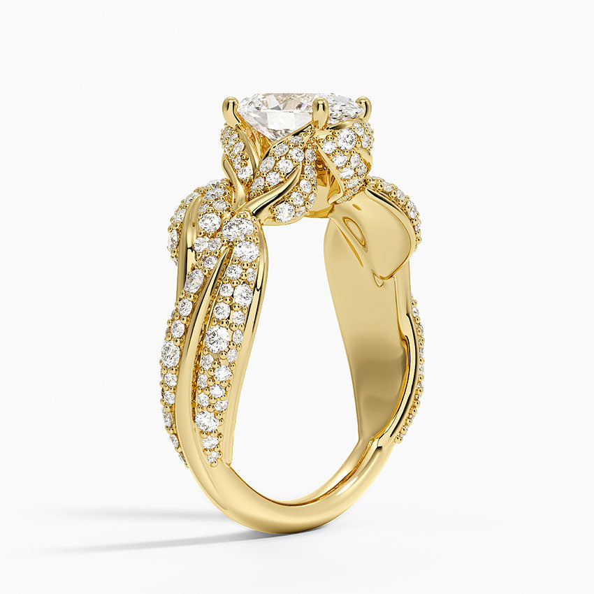 Olivia Diamond Ring (1 ct. tw.) Yellow Gold 18k Oval Engagement Ring