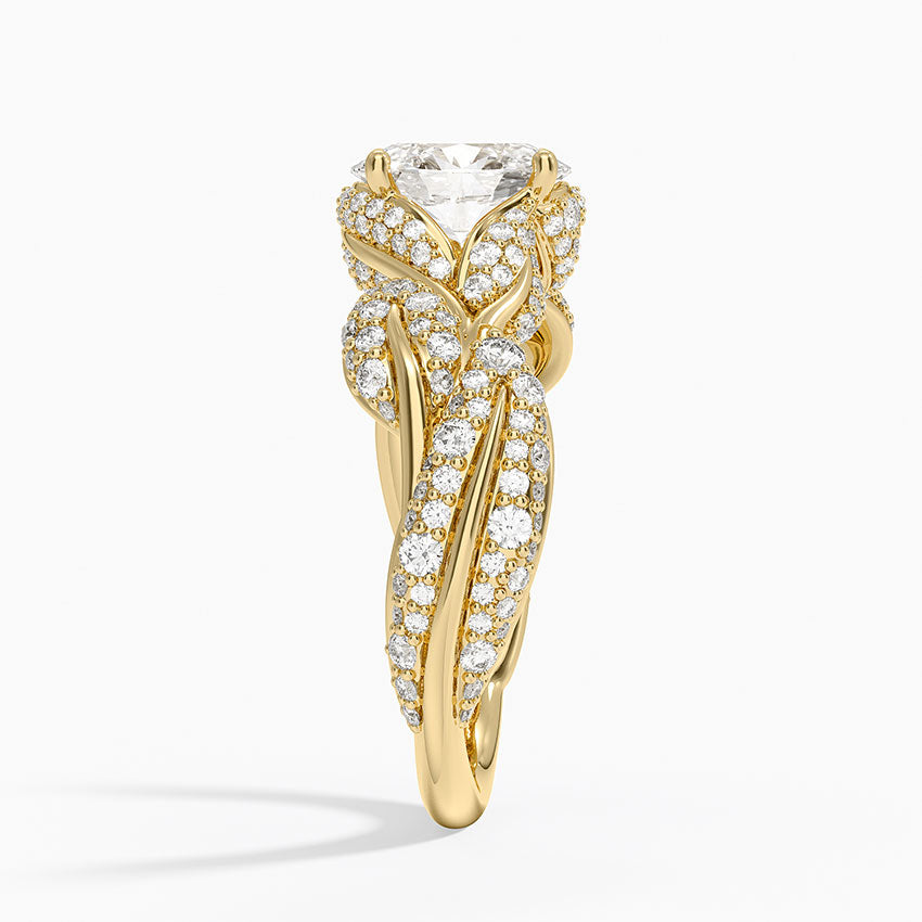 Olivia Diamond Ring (1 ct. tw.) Yellow Gold 18k Oval Engagement Ring