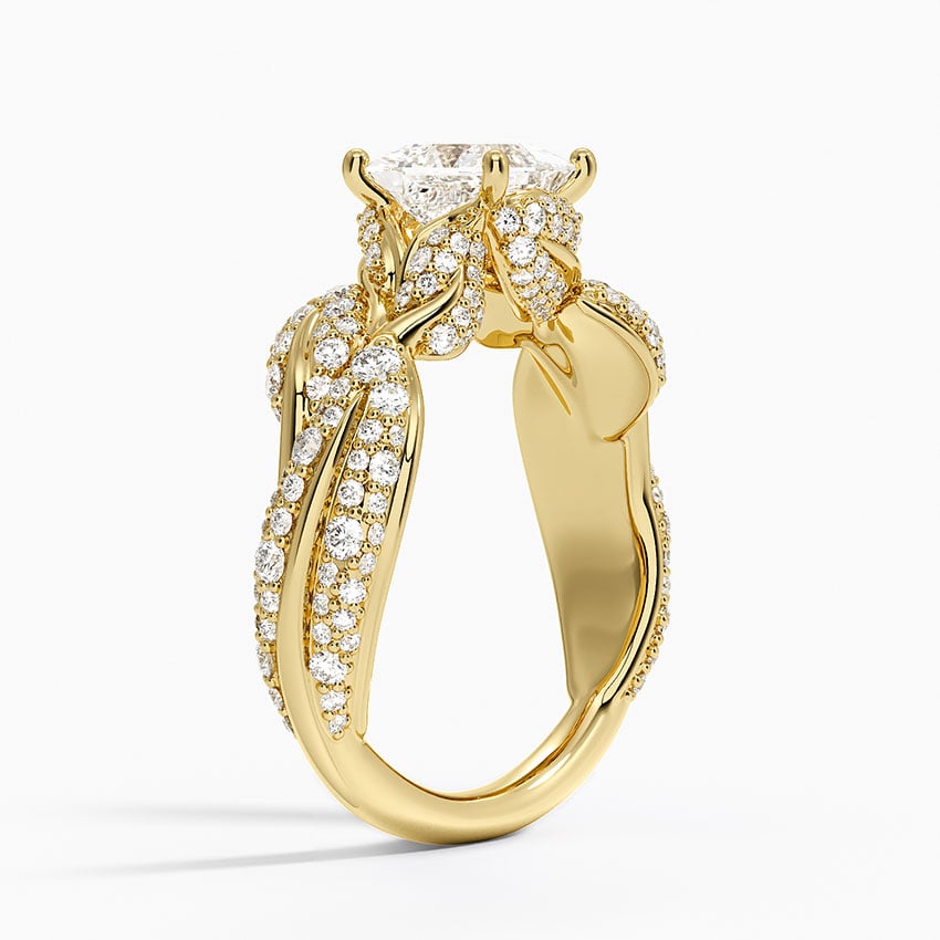 Olivia Diamond Ring (1 ct. tw.) Yellow Gold 18k Princess Engagement Ring