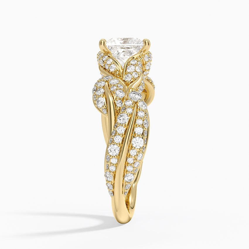 Olivia Diamond Ring (1 ct. tw.) Yellow Gold 18k Princess Engagement Ring