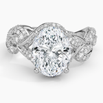 Olivia Diamond Ring (1 ct. tw.) Platinum Oval Engagement Ring
