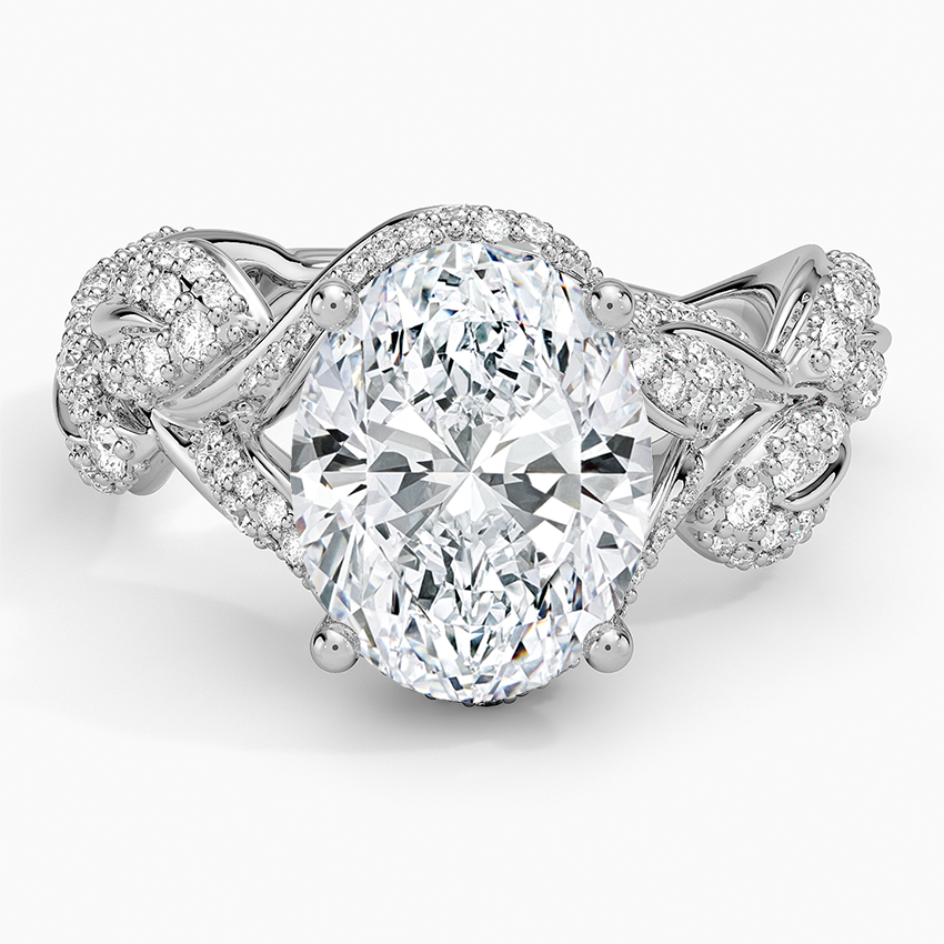 Olivia Diamond Ring (1 ct. tw.) Platinum Oval Engagement Ring