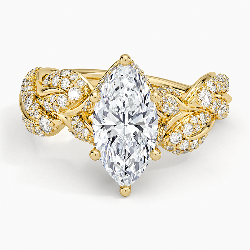 Olivia Diamond Ring (1 ct. tw.) Yellow Gold 18k Marquise Engagement Ring