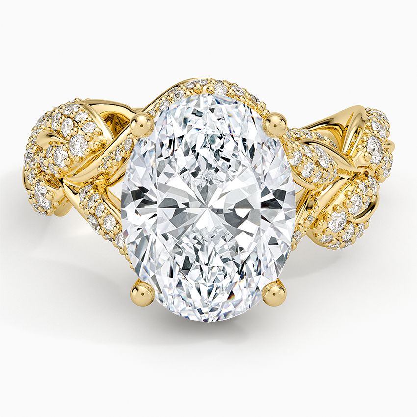 Olivia Diamond Ring (1 ct. tw.) Yellow Gold 18k Oval Engagement Ring