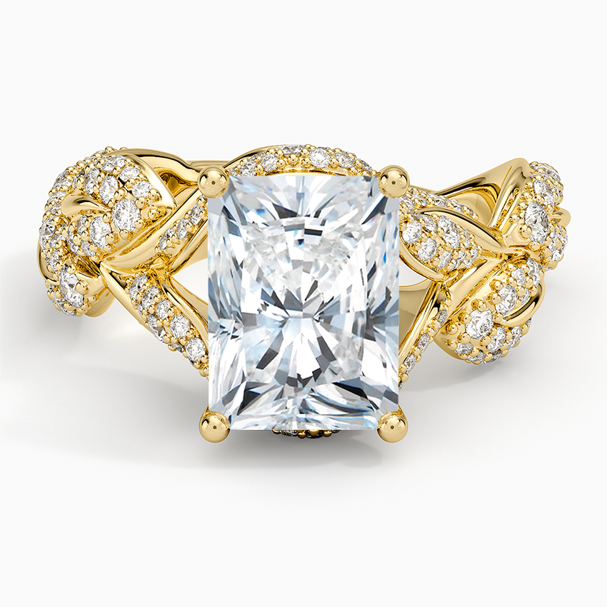 Olivia Diamond Ring (1 ct. tw.) Yellow Gold 18k Radiant Engagement Ring