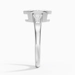 Hayes Three Stone Baguette Diamond Ring (1/2 ct. tw.) Platinum Marquise Engagement Ring