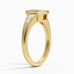 Hayes Three Stone Baguette Diamond Ring (1/2 ct. tw.) Yellow Gold 18k Marquise Engagement Ring
