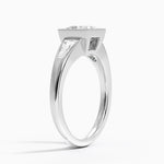 Hayes Three Stone Baguette Diamond Ring (1/2 ct. tw.) Platinum Princess Engagement Ring