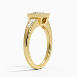 Hayes Three Stone Baguette Diamond Ring (1/2 ct. tw.) Yellow Gold 18k Princess Engagement Ring