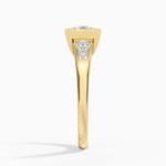 Hayes Three Stone Baguette Diamond Ring (1/2 ct. tw.) Yellow Gold 18k Princess Engagement Ring