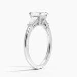 Symphony Tapered Baguette Three Stone Diamond Ring (1/2 ct. tw.) Platinum Asscher Engagement Ring