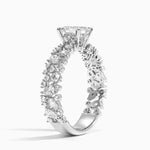 Glacé Diamond Ring (3/4 ct. tw.) Platinum Asscher Engagement Ring