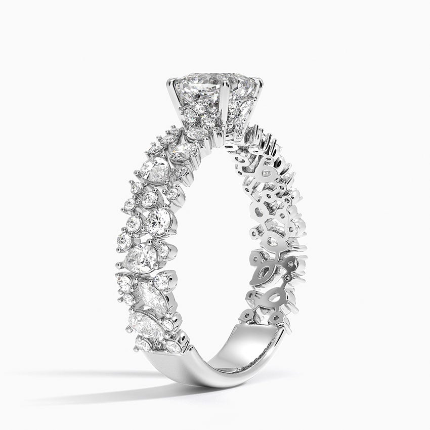 Glacé Diamond Ring (3/4 ct. tw.) Platinum Cushion Engagement Ring