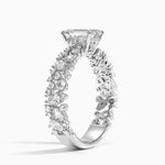Glacé Diamond Ring (3/4 ct. tw.) Platinum Emerald Engagement Ring