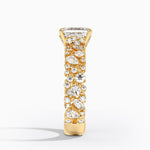 Glacé Diamond Ring (3/4 ct. tw.) Yellow Gold 18k Emerald Engagement Ring