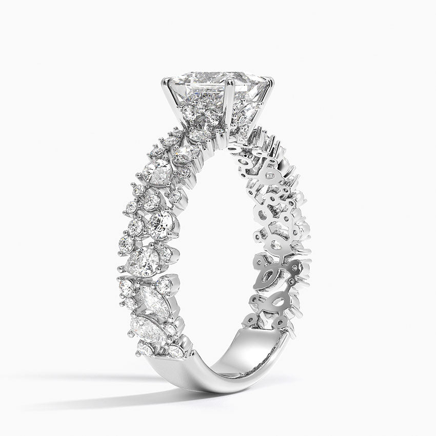 Glacé Diamond Ring (3/4 ct. tw.) Platinum Princess Engagement Ring