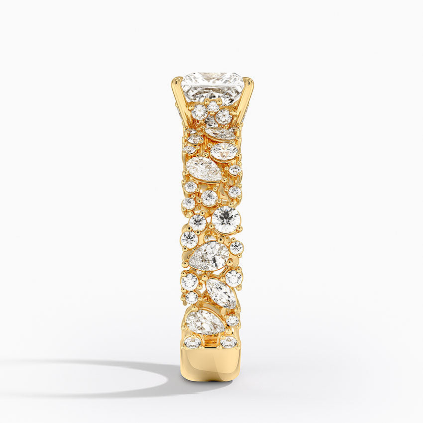 Glacé Diamond Ring (3/4 ct. tw.) Yellow Gold 18k Princess Engagement Ring