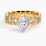 Glacé Diamond Ring (3/4 ct. tw.) Yellow Gold 18k Marquise Engagement Ring