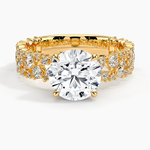 Glacé Diamond Ring (3/4 ct. tw.) Yellow Gold 18k Round Engagement Ring