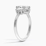 Oval-Cut Three Stone Diamond Ring (1/2 ct. tw.) Platinum Marquise Engagement Ring