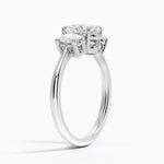 Oval-Cut Three Stone Diamond Ring (1/2 ct. tw.) Platinum Oval Engagement Ring