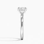 Sydney Perfect Fit Hidden Halo 2mm Diamond Ring Platinum Oval Engagement Ring
