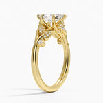 Canopy Diamond Ring Yellow Gold 18k Marquise Engagement Ring