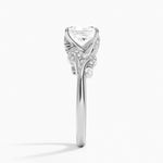 Canopy Diamond Ring Platinum Radiant Engagement Ring
